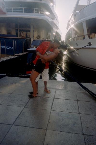 MOI ET BRUNO A ST TROPEZ ETE 2004